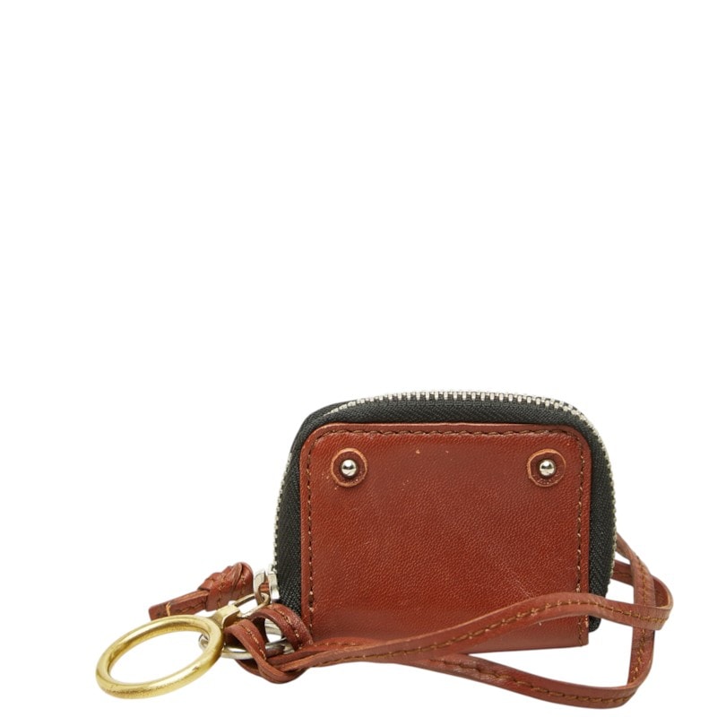 クロエ コインケース 小銭入れ ブラウン レザー レディース Chloe 中古