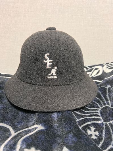 WIND AND SEA X KANGOL BERMUDA CASUAL"Black"