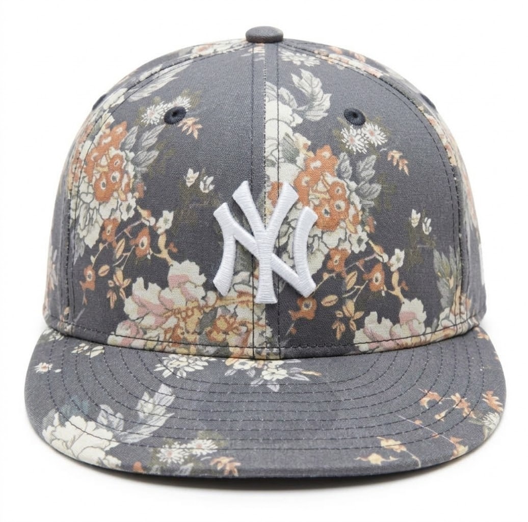 Yankees Tapestry Floral 59FIFTY Low Profile Cap (Nocturnal)」