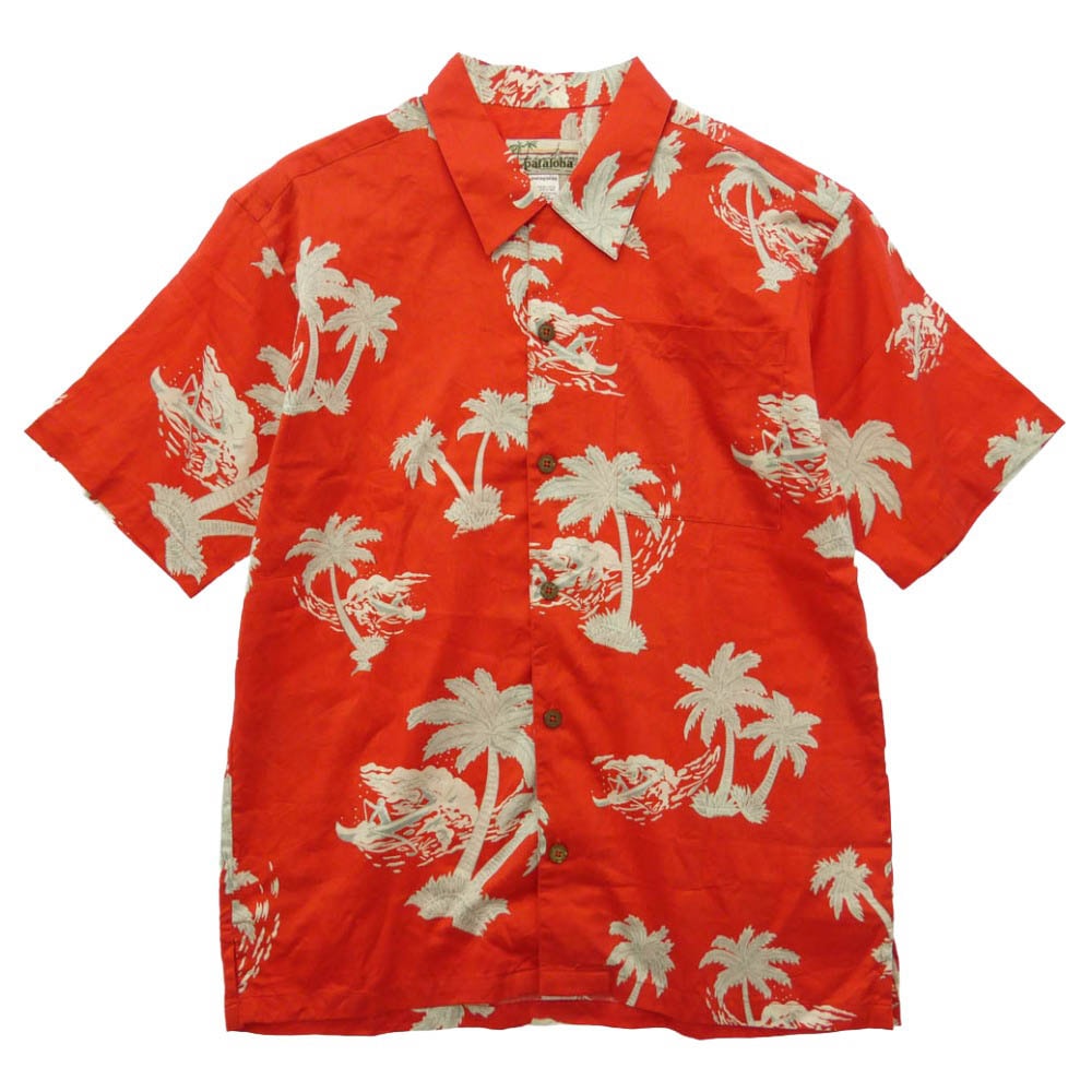 patagonia パタゴニア 52541S7 pataloha パタロハ アロハ 半袖 シャツ レッド系 M【中古】