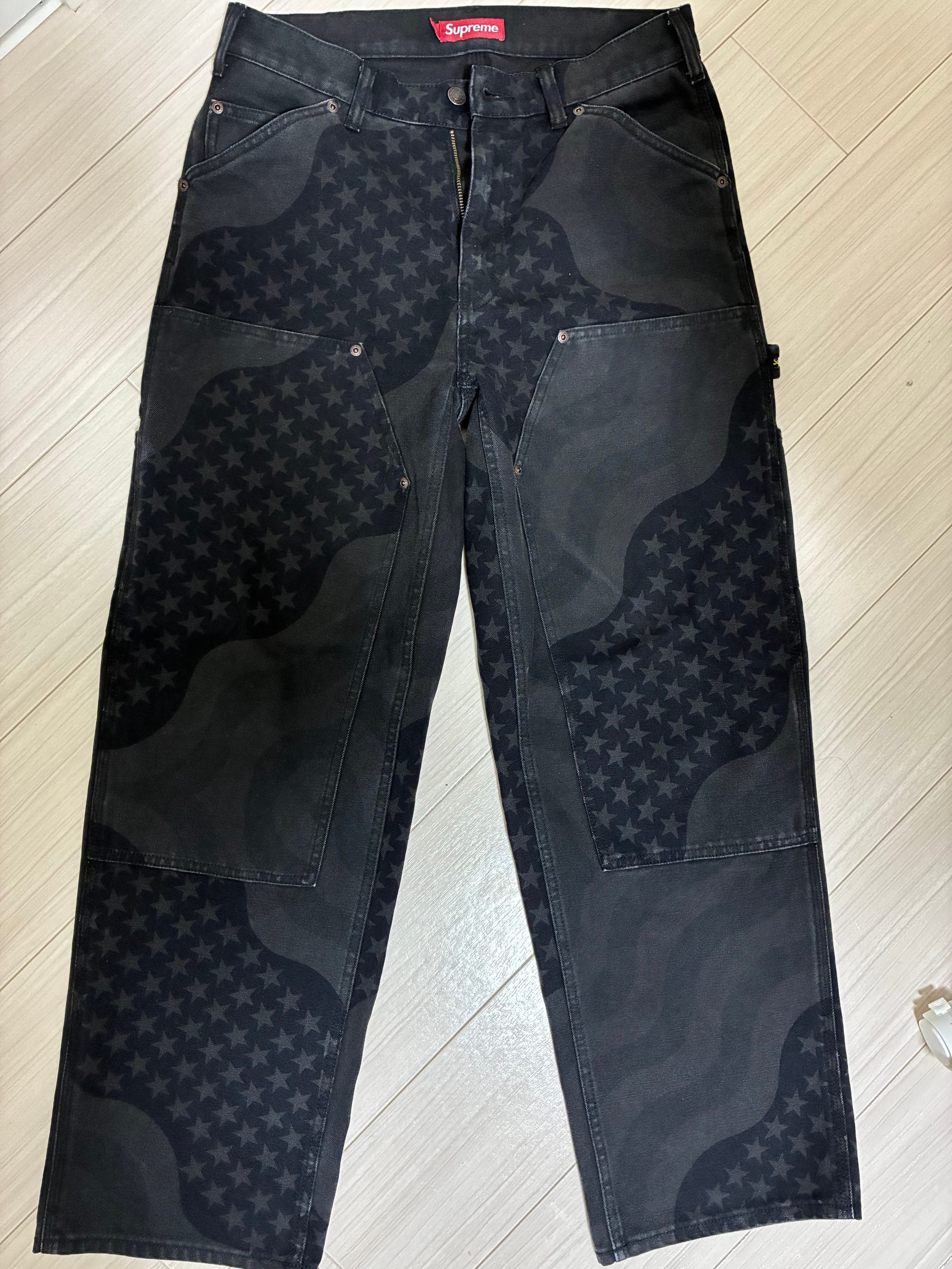 Supreme Leather Double Knee Painter Short 