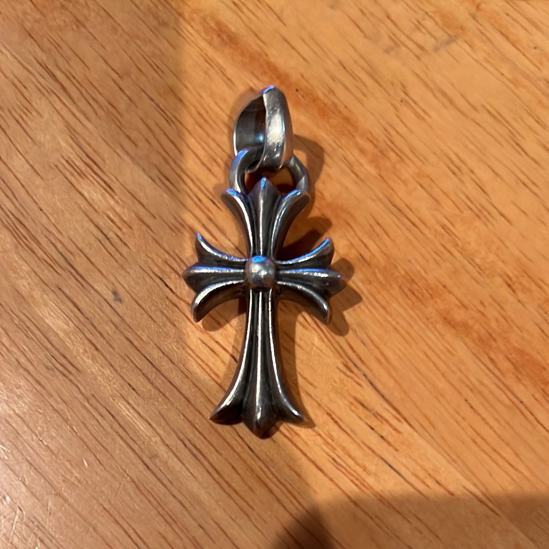 Chrome Hearts CH Cross Pendant Small / Plain Bail "Silver"