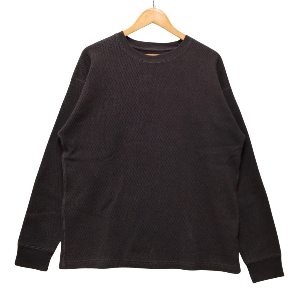 RON HERMAN RHC ロンハーマン 品番 4120900104 ハニカム ワッフルプルオーバー ブラック サイズS 正規品 / 50167