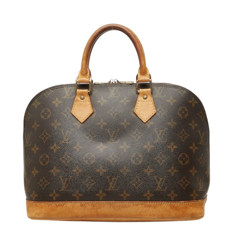 ルイ ヴィトン モノグラム アルマPM 旧型 ハンドバッグ M51130 ブラウン PVC レザー レディース LOUIS VUITTON 中古