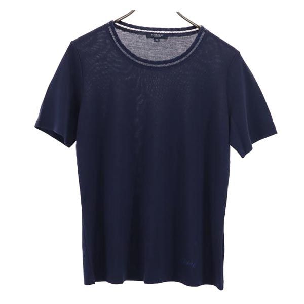 BURBERRY バーバリー 三陽商会 半袖 クルーネック Tシャツ 38 ネイビー