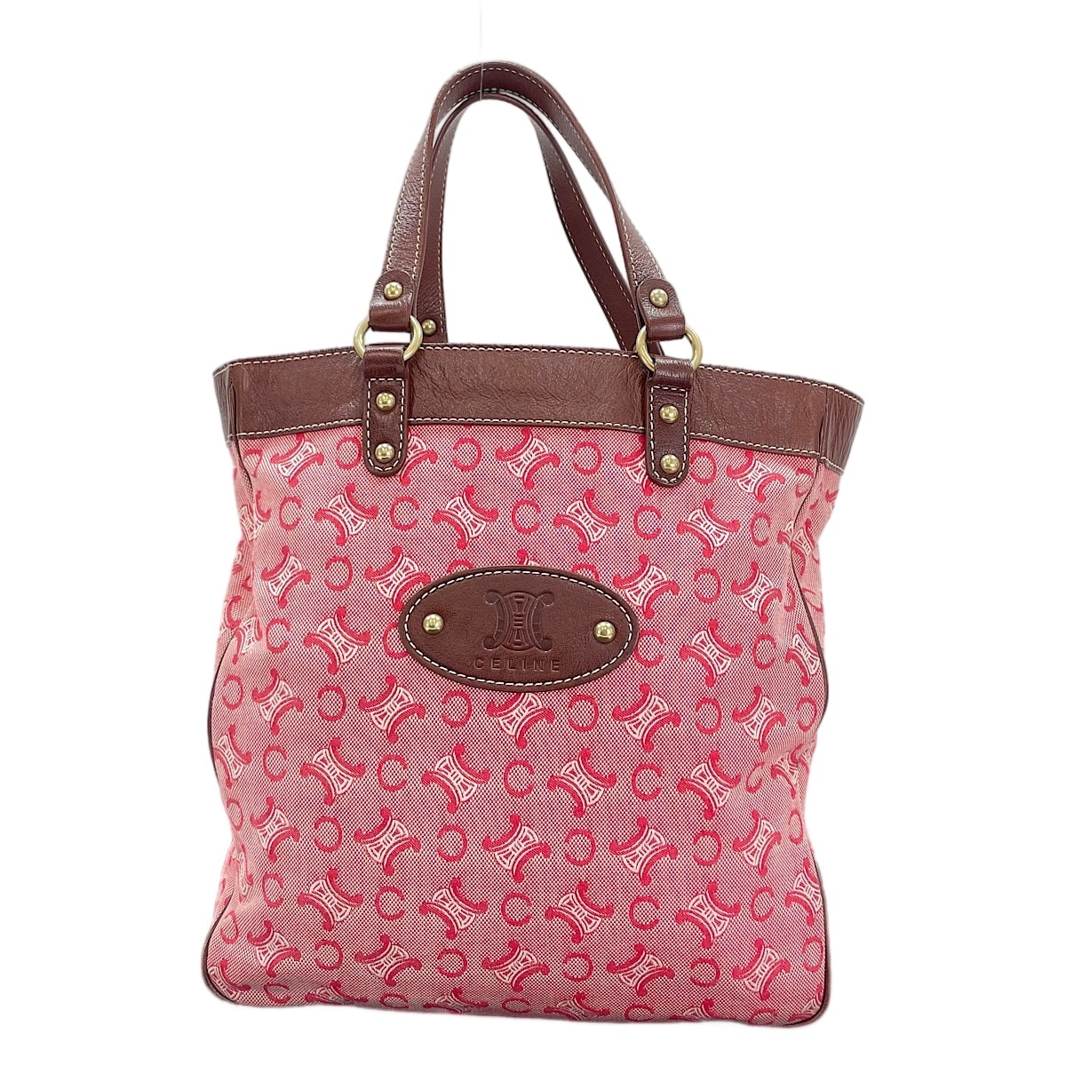 セリーヌ CELINE キャンバス マカダム トートバッグ【中古】