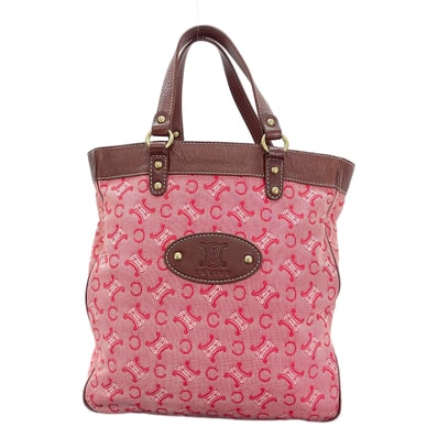 セリーヌ CELINE キャンバス マカダム トートバッグ【中古】