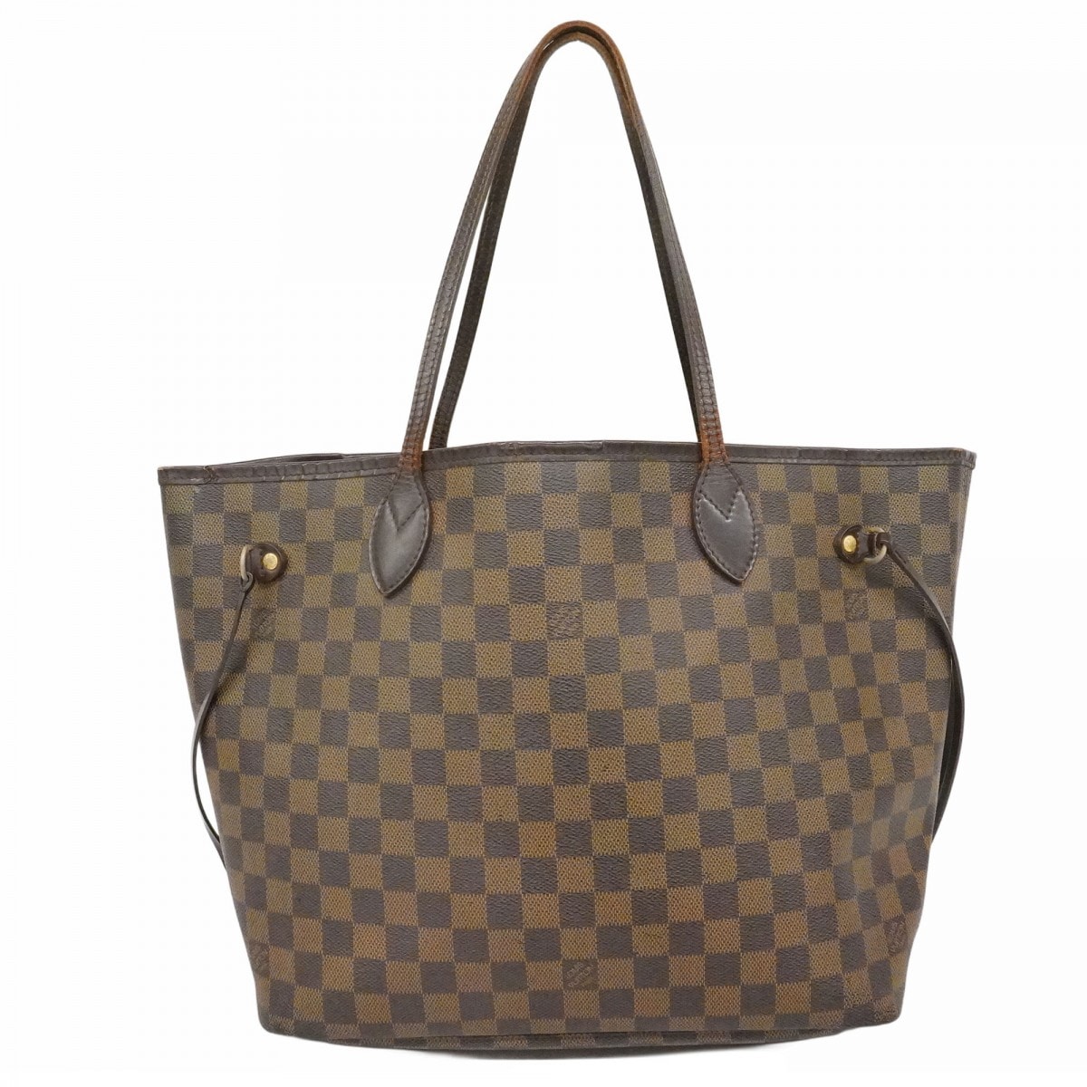 【6dd5237】ルイヴィトン トートバッグ ダミエ ネヴァーフルMM N51105 エベヌ【中古】レディース