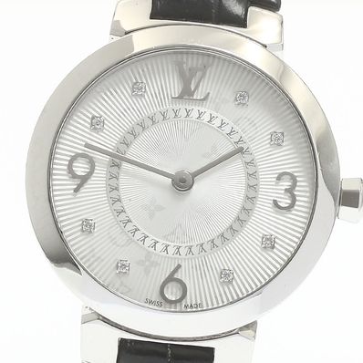 ルイ・ヴィトン タンブール スリム Q12MG レディース 【中古】