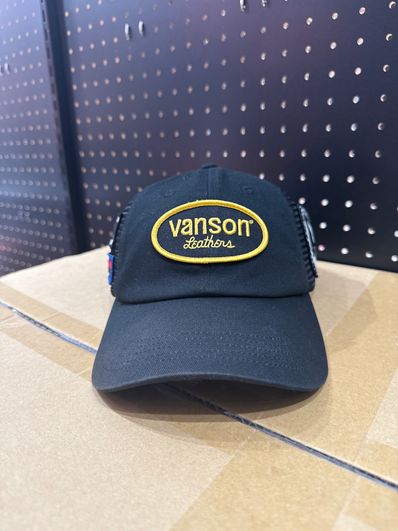 Supreme x HYSTERIC GLAMOUR Vanson Leather Mesh Back 6-Panel "Black"