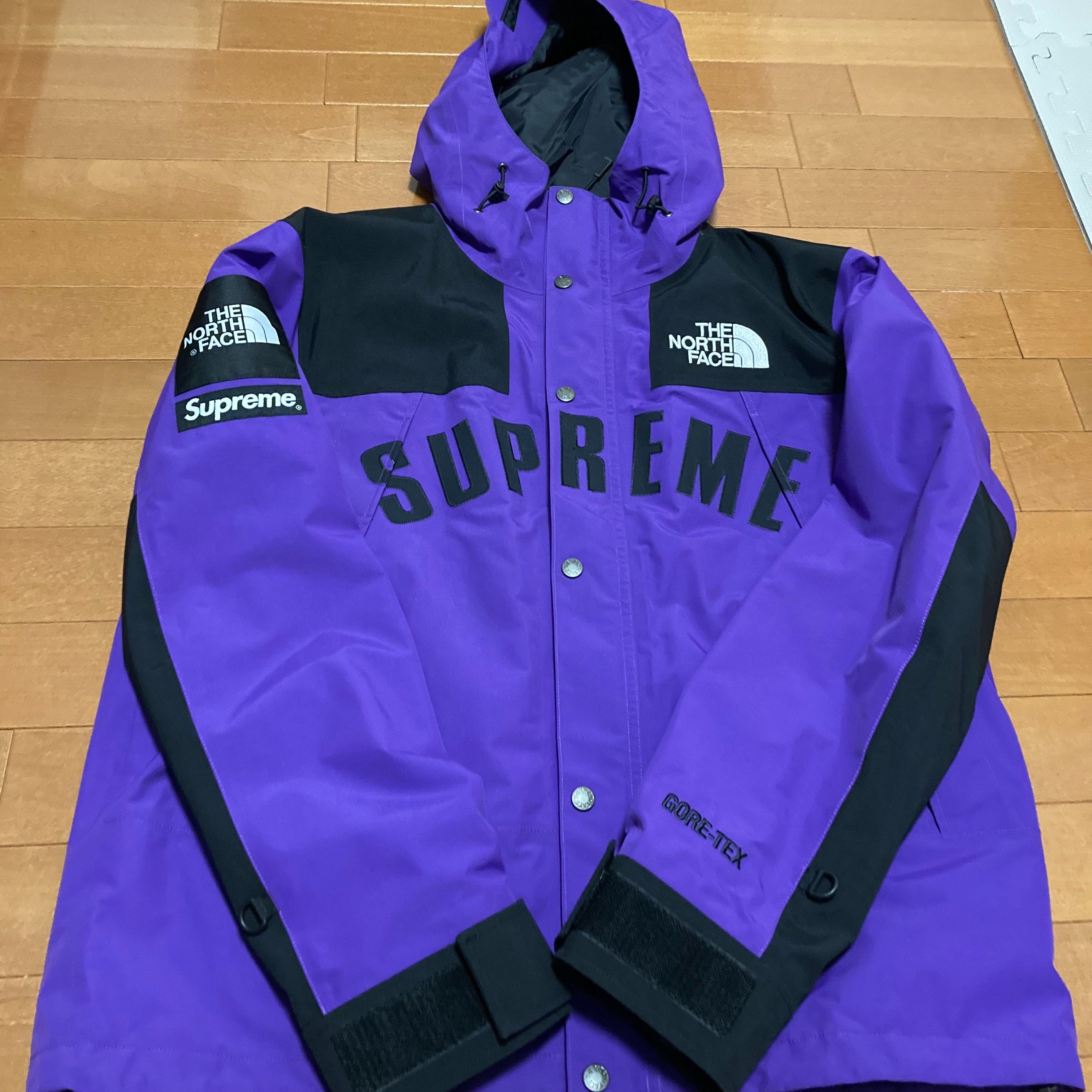 Supreme x The North Face Arc Logo Mountain Parka "Purple"