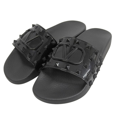 未使用品 ヴァレンティノガラヴァーニ サンダル ブラック メンズ 40