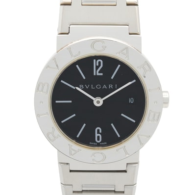 ブルガリ BVLGARI ブルガリ ブルガリ 腕時計 時計 ステンレススチール レディース ブラック系 BB26SS 【中古】