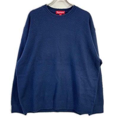 シュプリーム 26SS ネイビー Raised Stripe Sweater XL