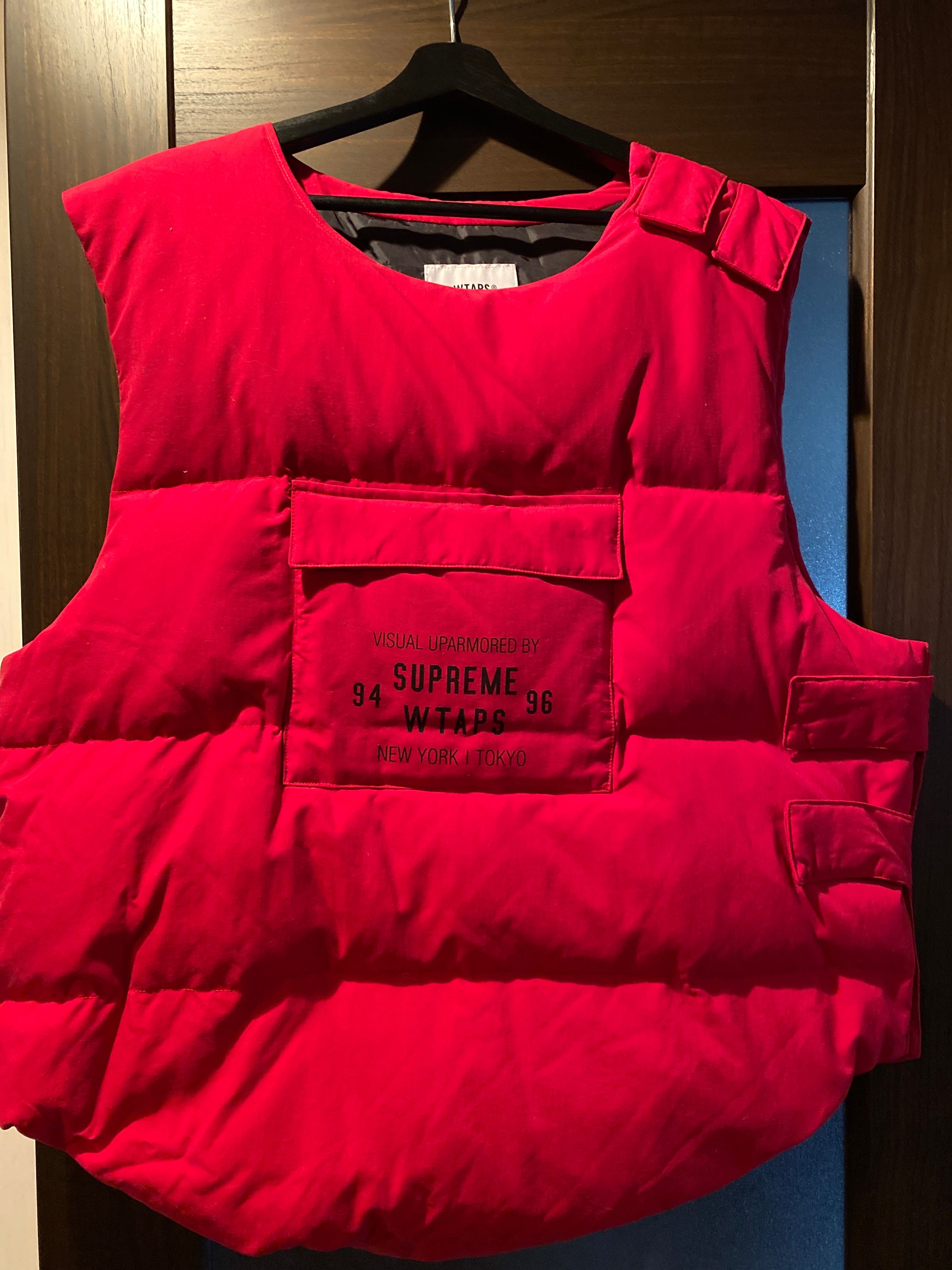 Supreme / WTAPS Tactical Down Vest "Red" 21274SPD-JKM03S