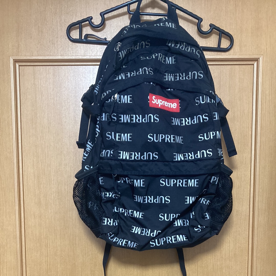 Supreme 3M Reflective Repeat Backpack "Black"