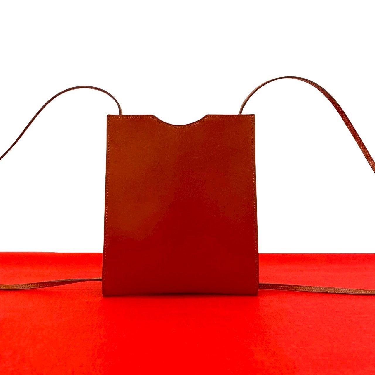 HERMES エルメス オメニトゥ ボックスカーフ ショルダーバッグ ブラウン
 70893