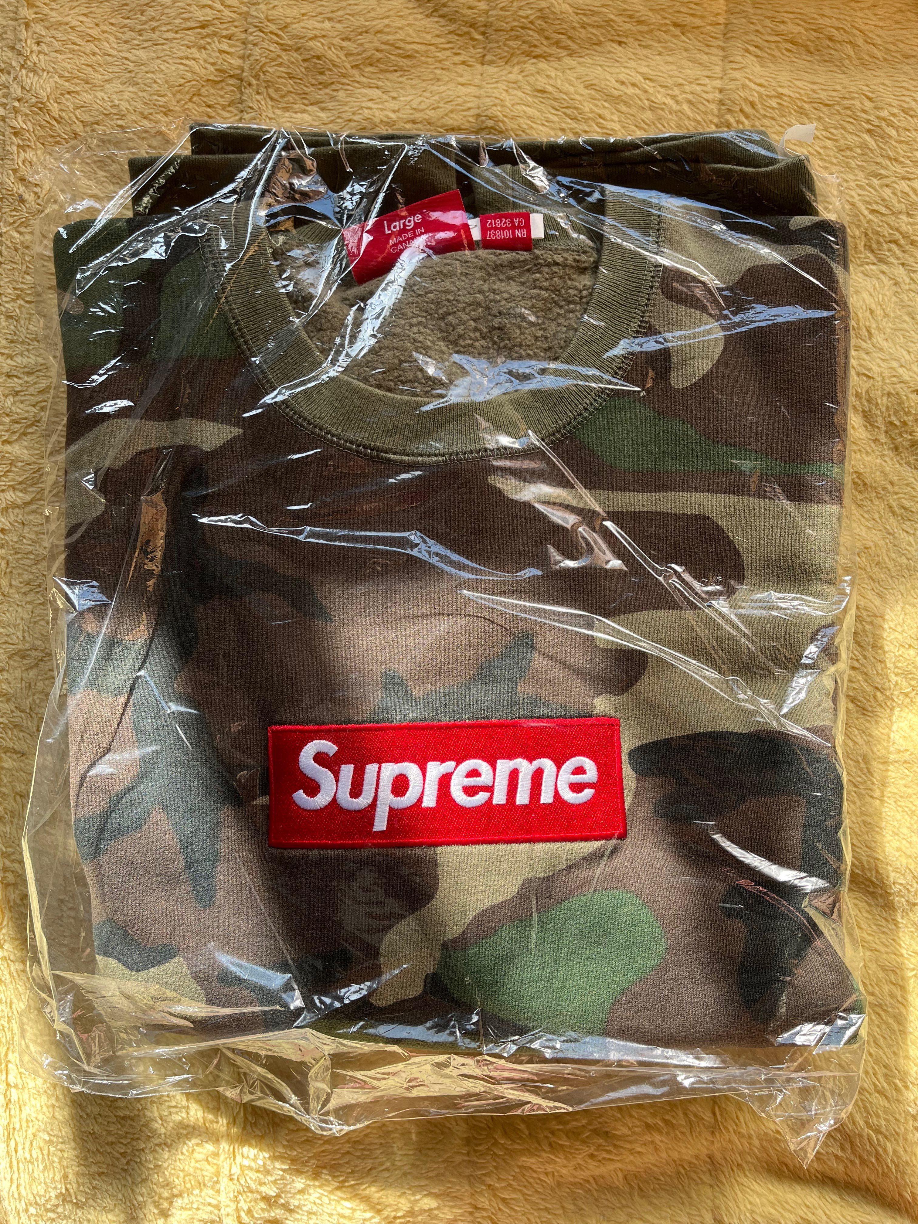 Supreme Box Logo Crewneck "Woodland Camo" (15FW)