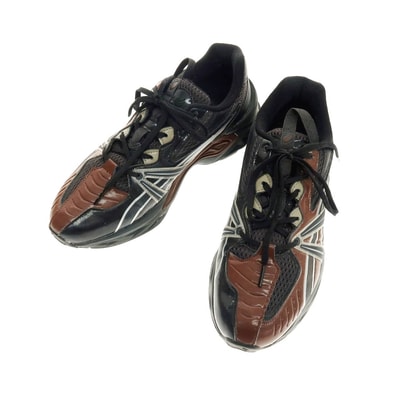 【中古】キココスタディノフ KIKO KOSTADINOV × asics HN2-S PROTOBLAST スニーカー ブラウンxグレー【サイズ26.5cm】【メンズ】