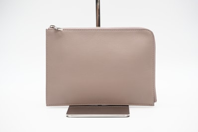 美品 LOUIS VUITTON ルイ・ヴィトン トリヨン ポシェットジュールPM トープ R99760 クラッチバッグ グレージュ コーティングキャンバス レディース