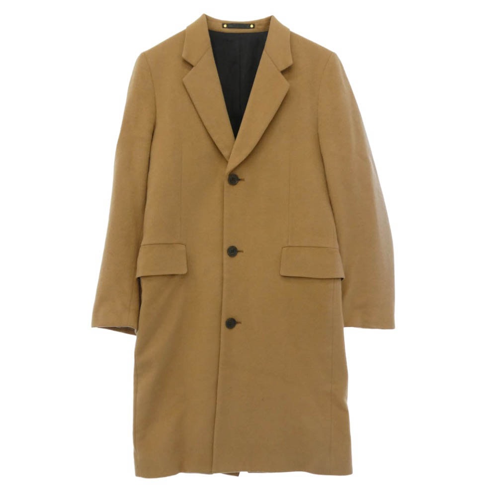 Paul Smith ポール・スミス PF-SL-61867 カシミヤ100% ロング チェスター コート ベージュ系 S【中古】