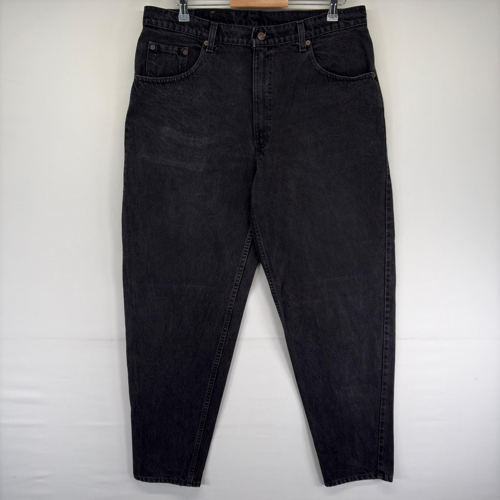 古着 90's/90年代 リーバイス Levi's USA製 デニム パンツ 560 テーパード Gパン ブラックデニム W38 L34  ブラック系 メンズ