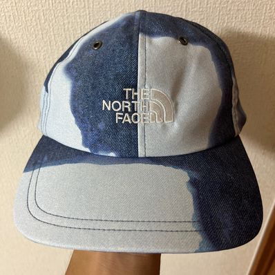 Supreme x The North Face Bleached Denim Print 6-Panel "Indigo"