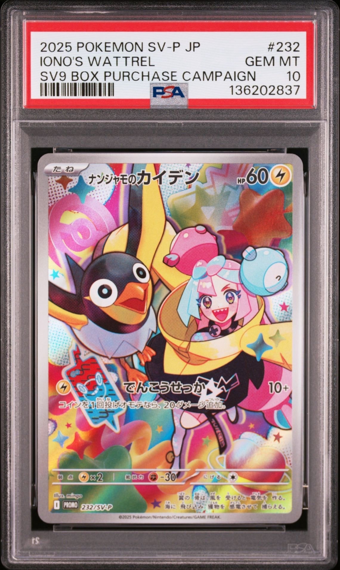 ナンジャモのカイデン P [SV-P 232](プロモーションカード「拡張パック バトルパートナーズ Box購入キャンペーン」)