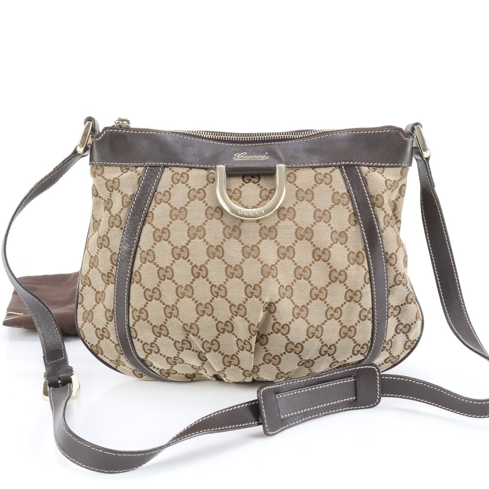 ■極美品 グッチ GGキャンバスアビー 203257 ショルダーバッグ