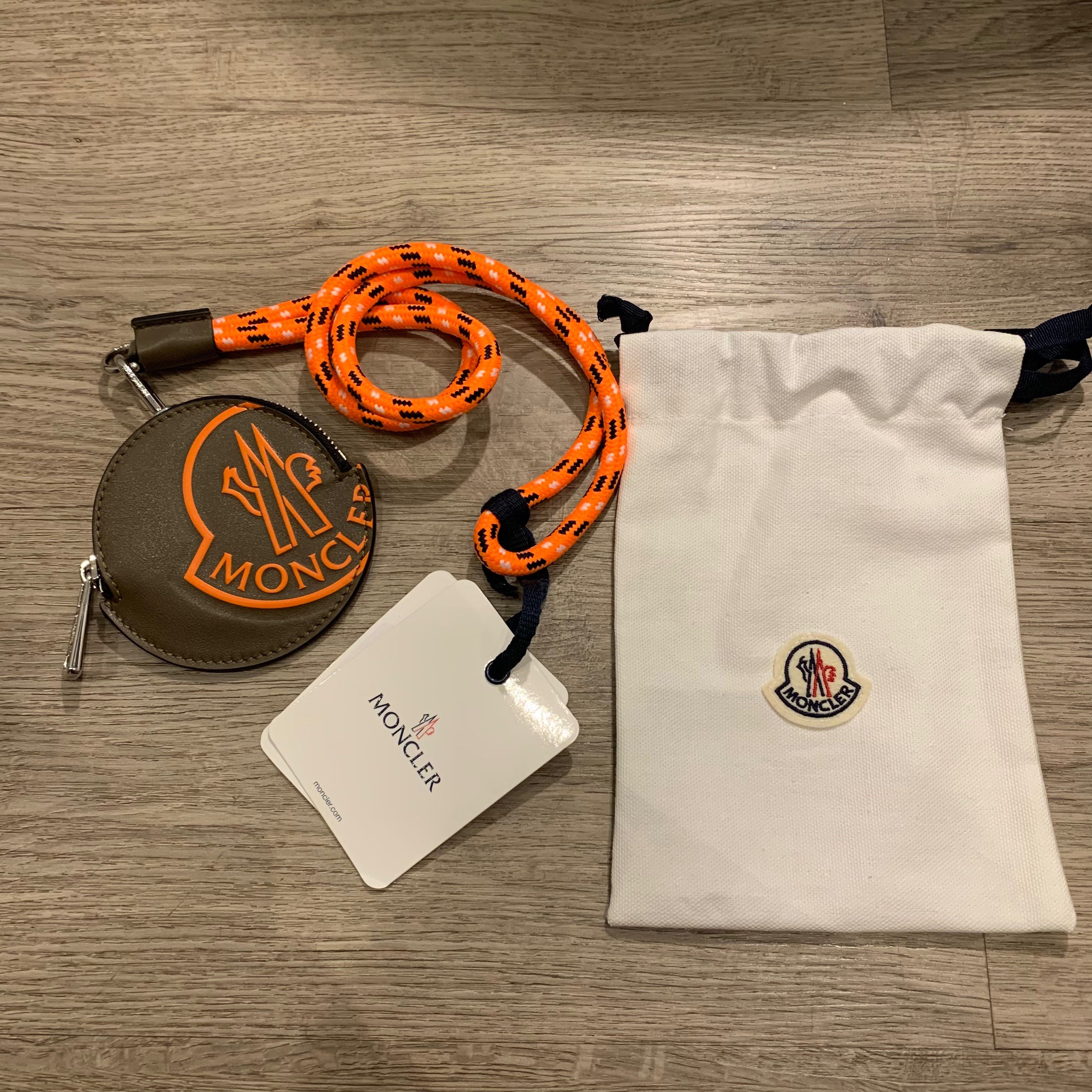 MONCLER モンクレール 大人気 ロゴ コインケース オリーブ