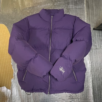 Stussy Down Puffer Nylon "Purple"