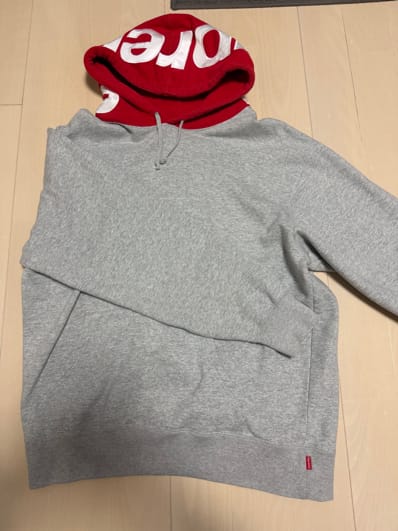 Supreme Contrast Hooded Sweatshirt "Grey"