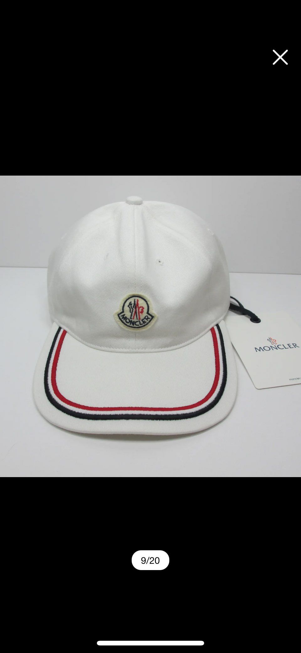 モンクレールベースボールキャップ