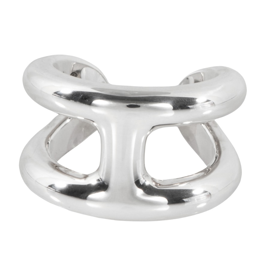 HERMES エルメス オスモズPM リング・指輪 10号 シルバー【中古】