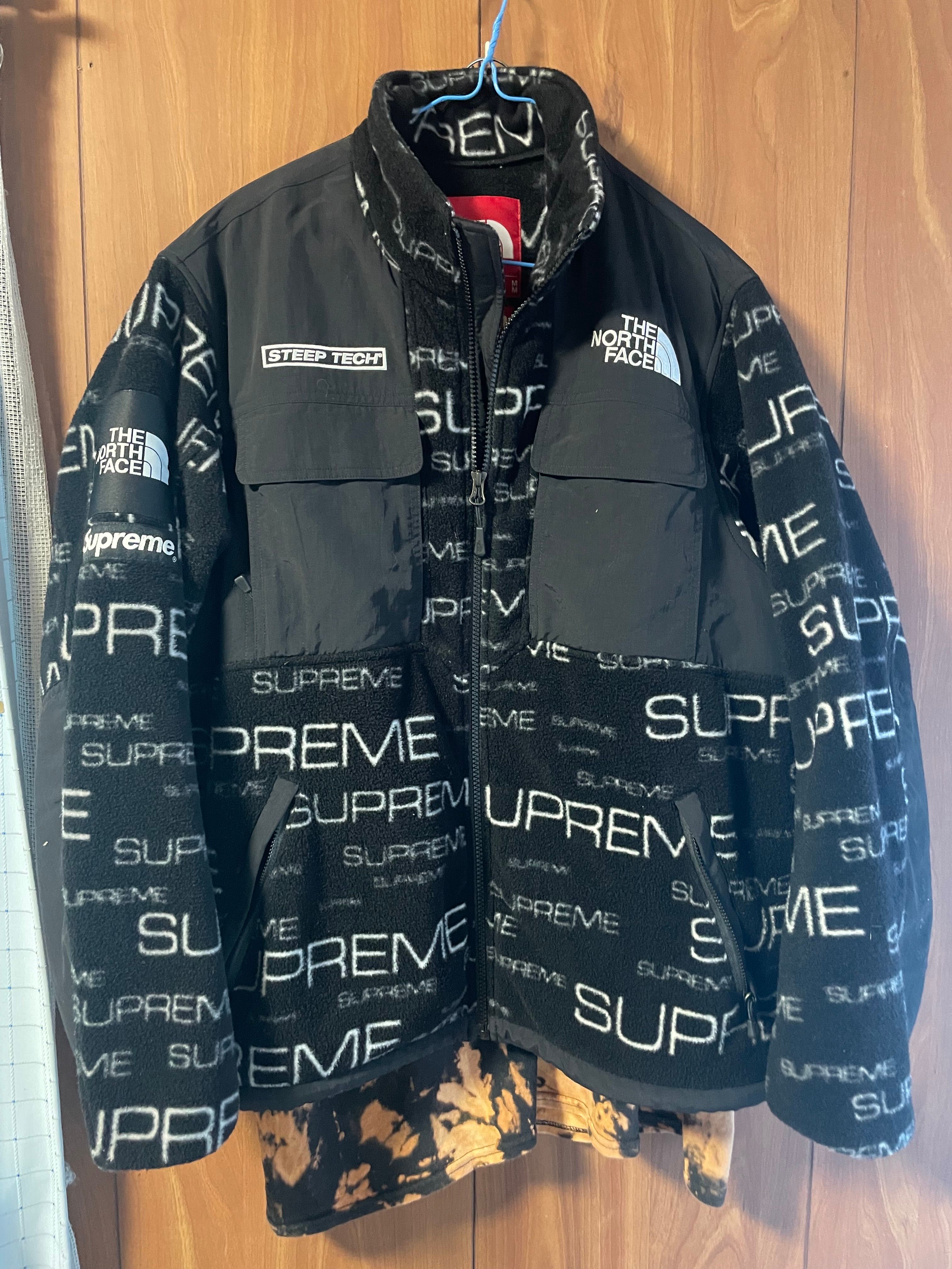 Supreme x The North Face Steep Tech Fleece Jacket "Black"