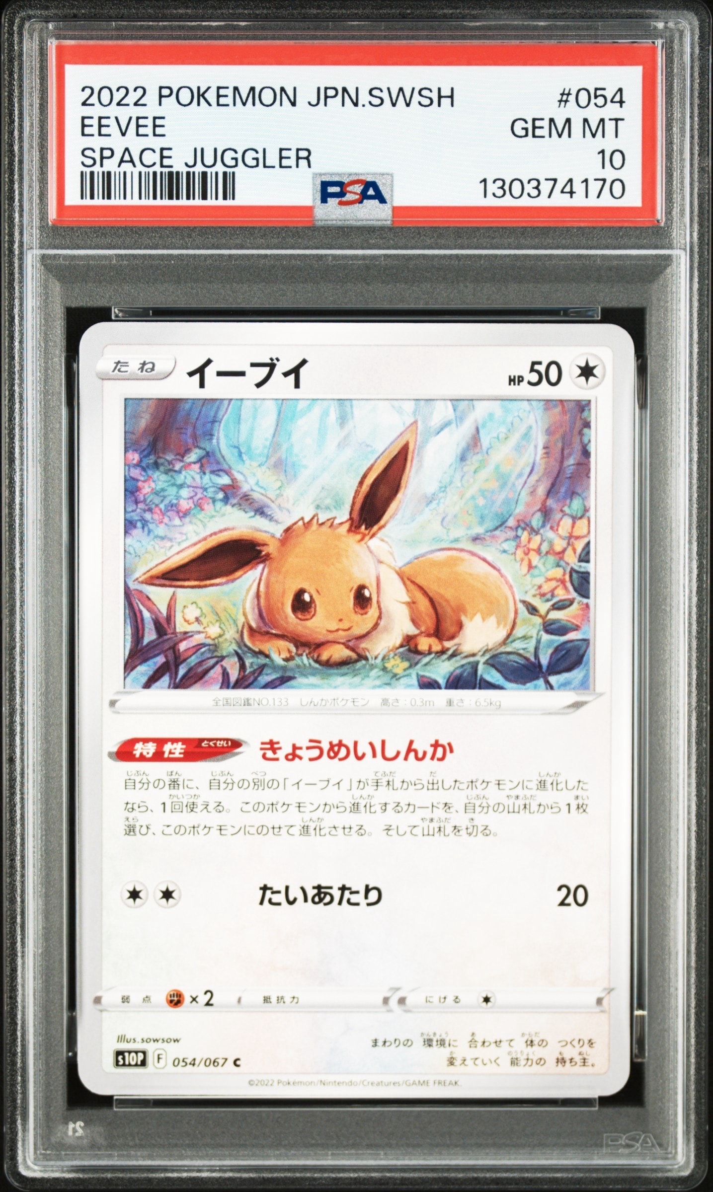 Eevee C[s10P 054/067](Expansion Pack "Space Juggler")