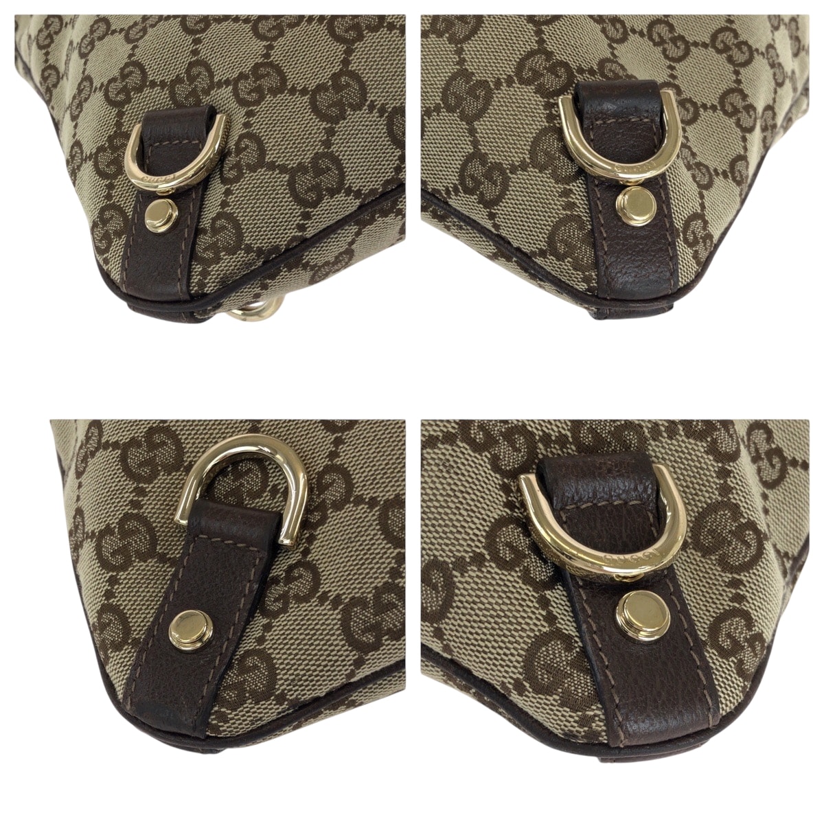 【美品】GUCCI グッチ アビー GG キャンバス ショルダーバッグ ブラウン B (目立った傷や汚れなし)】美品 GUCCI グッチ アビー ブラウン