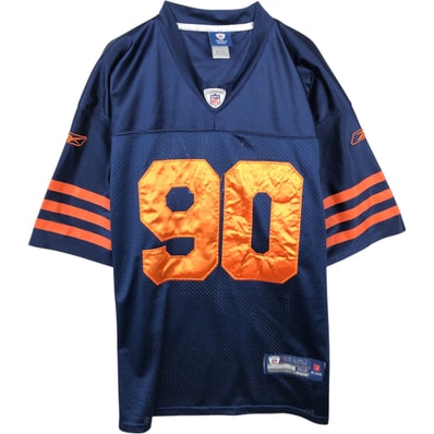 古着 ビッグサイズ リーボック Reebok NFL CHICAGO BEARS シカゴベアーズ Vネック メッシュ ゲームシャツ フットボールシャツ メンズXXXL相当/eaa643269