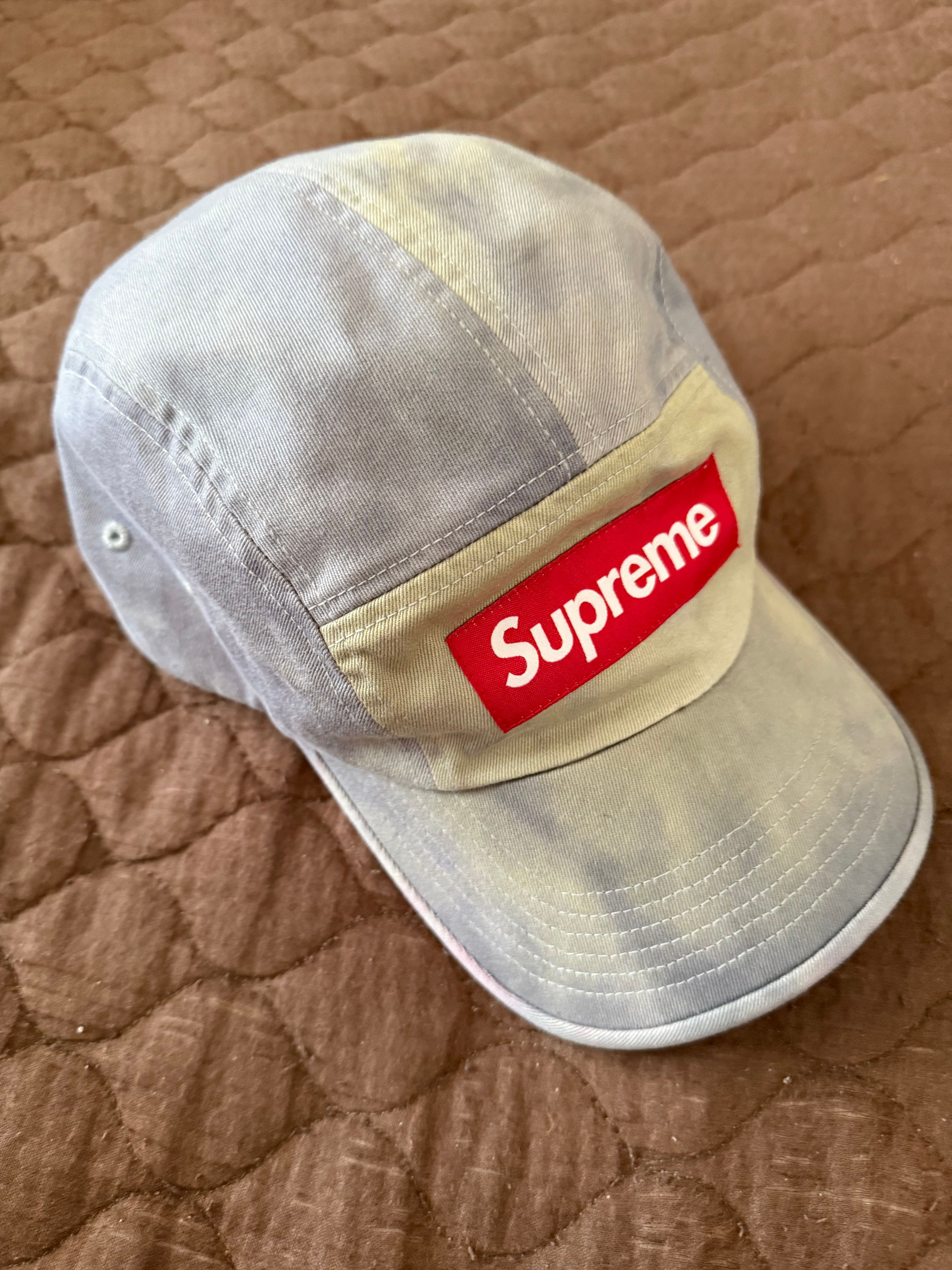 Supreme Washed Chino Twill Camp Cap "Multi"(21SS)