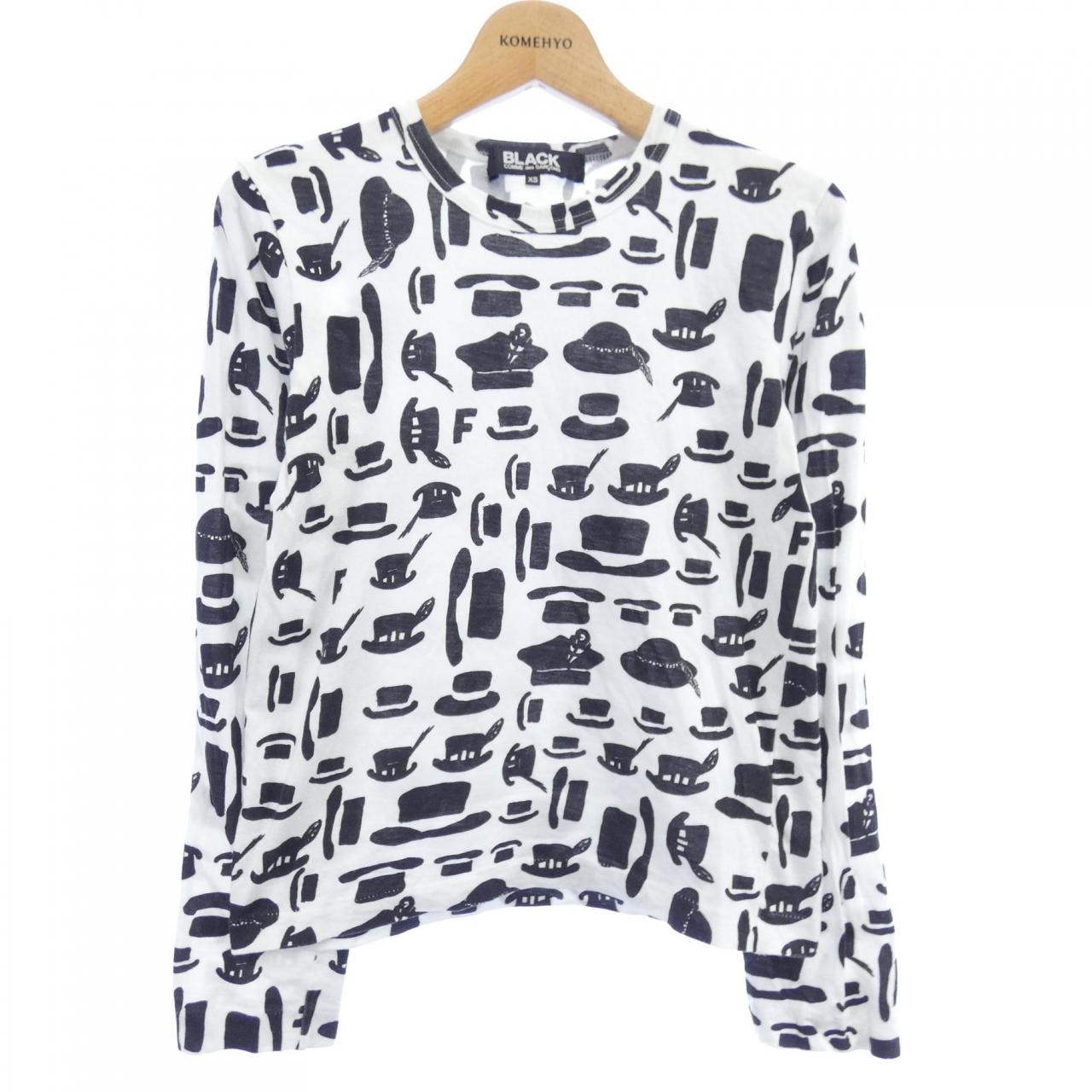 ブラックコムデギャルソン BLACK COMME des GARCONS 1M-T002 Tシャツ