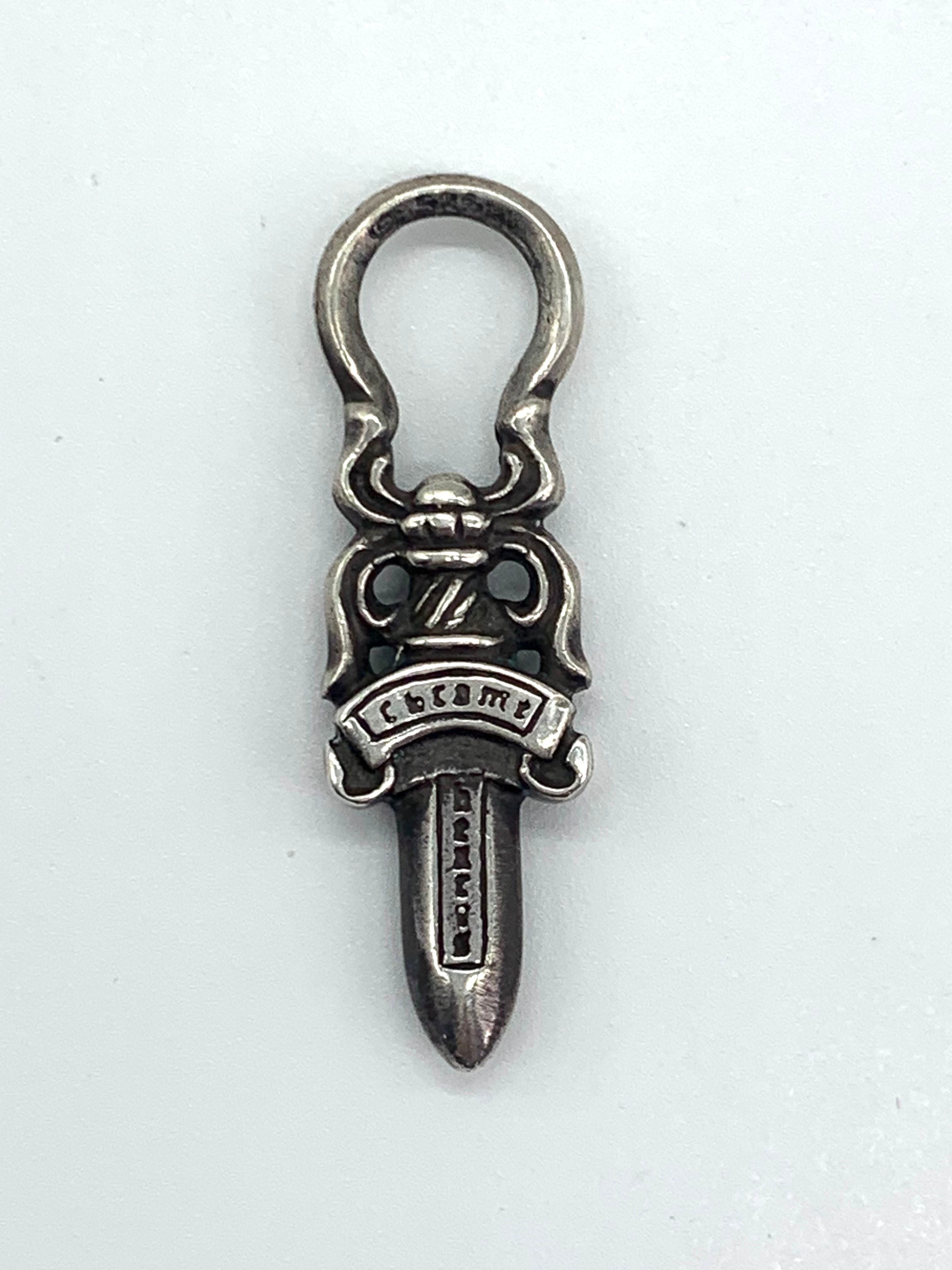 Chrome Hearts #5 Dagger Charm Zip 2 "Silver"