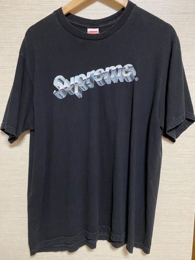 Supreme Chrome Logo Tee "Black"