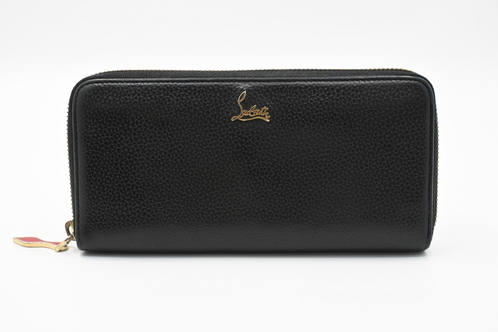 ルブタン ロングウォレット ブラック レザー