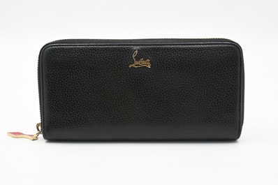 ルブタン ロングウォレット ブラック レザー