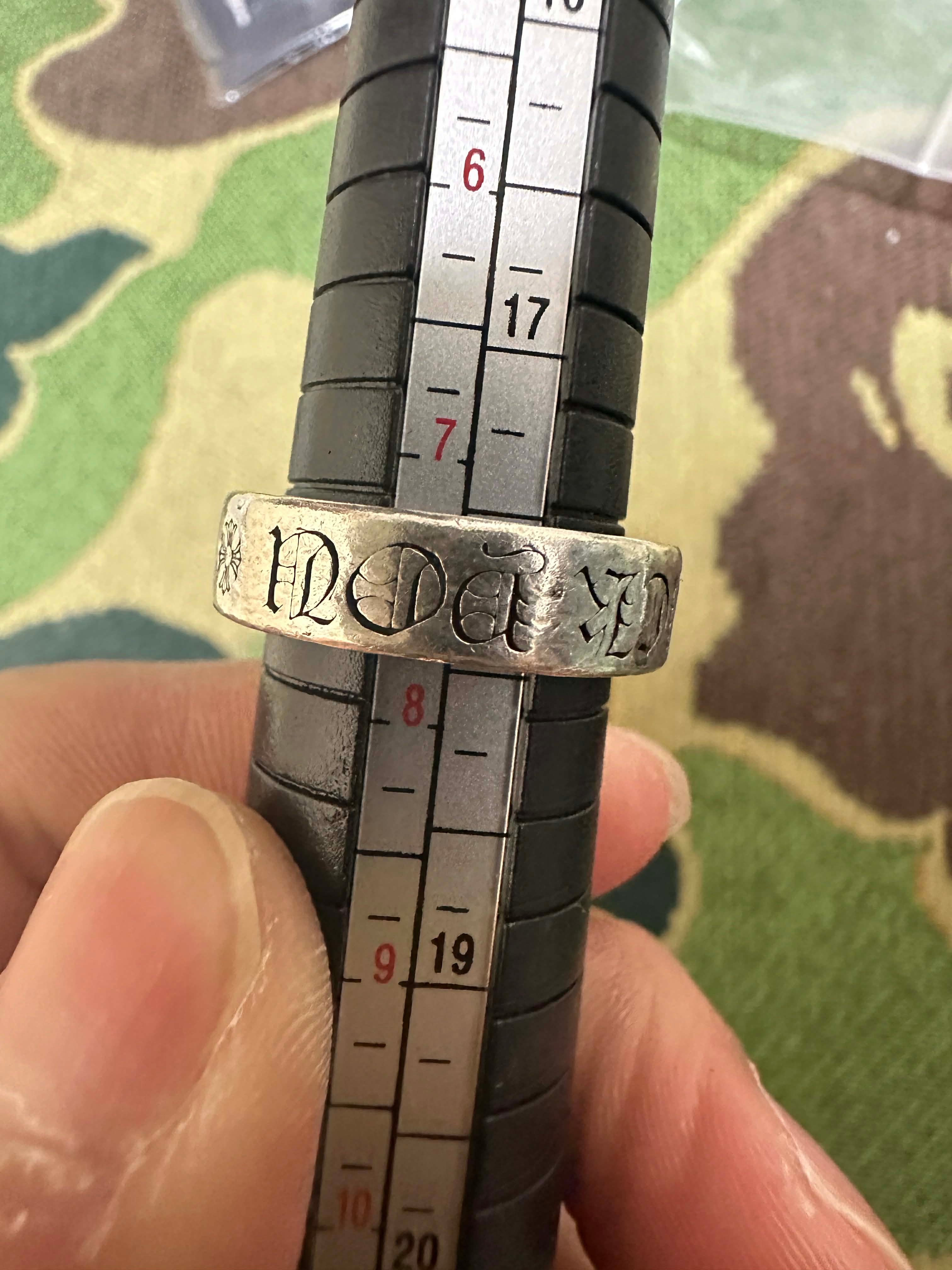 Chrome Hearts Spacer Ring 6mm Fuck You "Silver"