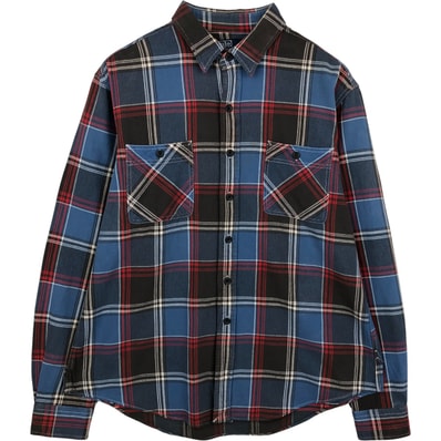 古着 ラルフローレン Ralph Lauren POLO by Ralph Lauren 長袖 コットンチェックシャツ メンズXL相当/eaa615264