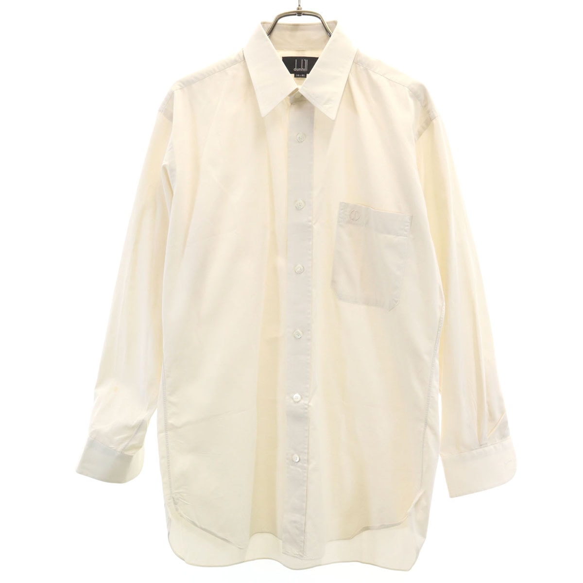 Dunhill ダンヒル 日本製 長袖 コットンシャツ 39-80 ベージュ