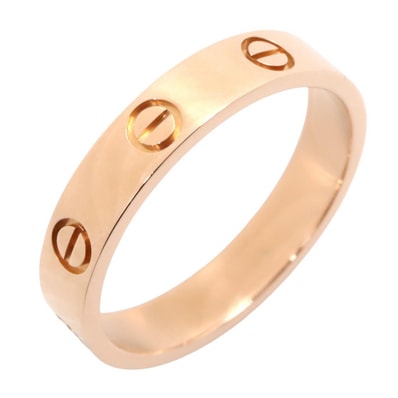 カルティエ CARTIER ミニラブリング リング・指輪 ジュエリー K18PG(ピンクゴールド) メンズ レディース ゴールド系 B4085200 【中古】