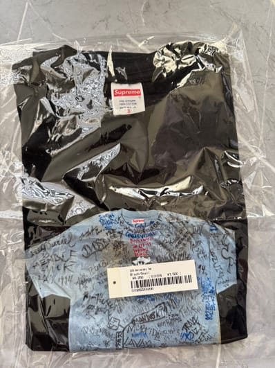 Supreme 30th Anniversary First Tee "Black"