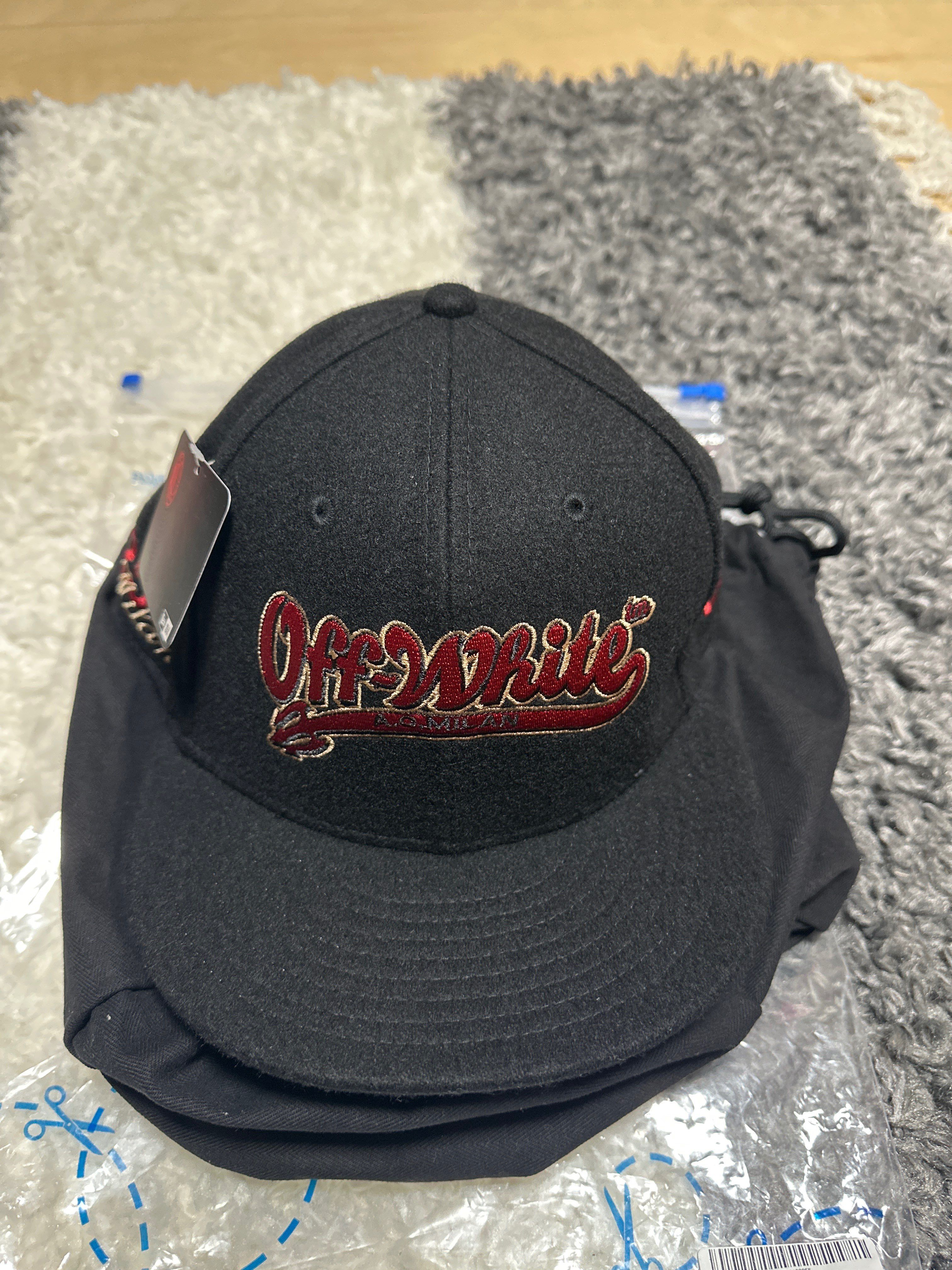 NEW ERA x Off-White x AC Milan 2024 59Fifty "Black/Red"